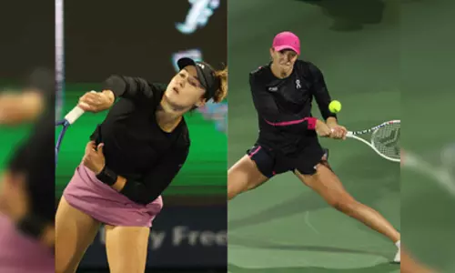 Qualifier Kalinskaya stuns Gauff to set up semifinal with Swiatek