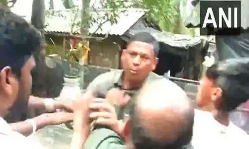 Villagers beat TMC leader Ajit Maity with slippers amid unrest