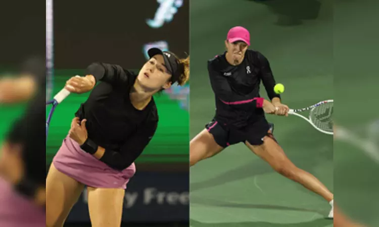 Qualifier Kalinskaya stuns Gauff to set up semifinal with Swiatek