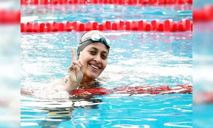 Shristi Upadhyay makes waves at Khelo India University Games 2023 Shristi Upadhyay makes waves at Khelo India University Games 2023