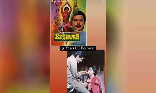 Anil Kapoor drops a still with Vijayashanti marking 35 yrs of Eeshwar