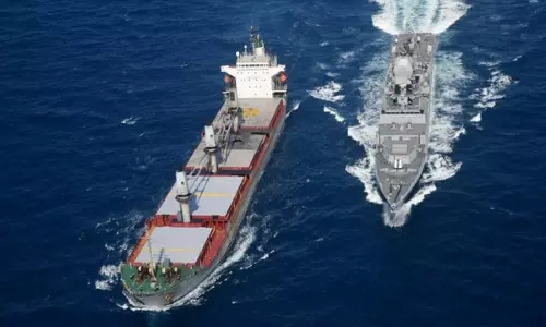 Indian Navy swiftly responds to attack on Palau-flagged MV Islander in Gulf of Aden