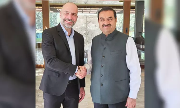 Absolutely captivating chat: Gautam Adani, Uber CEO discuss future collaborations