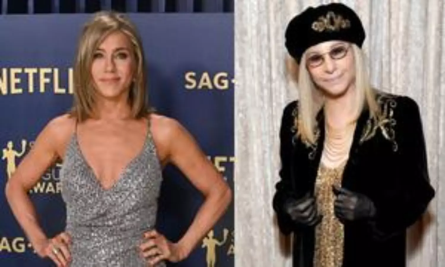 Jennifer Aniston reveals she shared a New Years Eve kiss with Barbra Streisand