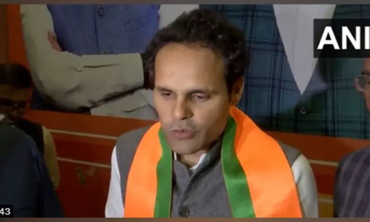 In big setback for Mayawatis BSP, MP Ritesh Pandey joins BJP In big setback for Mayawatis BSP, MP Ritesh Pandey joins BJP