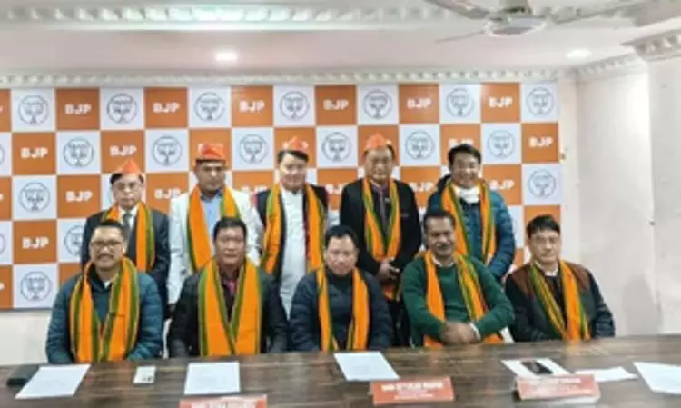 Four MLAs from Congress, NPP join ruling BJP in Arunachal Pradesh Four MLAs from Congress, NPP join ruling BJP in Arunachal Pradesh
