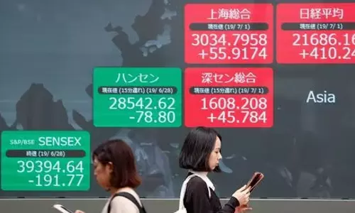 Asia shares drift lower ahead of inflation feast