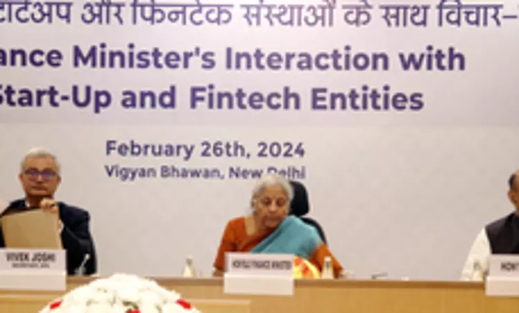 FM Sitharaman stresses on compliance of norms at meet with fintech heads