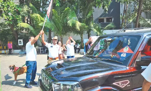 Brailles on wheels: Car rally revs up for inclusivity