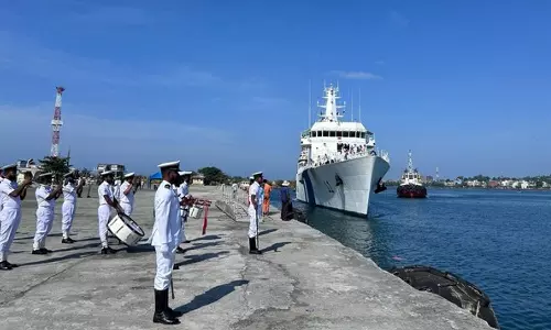 Indian coast guard ships conclude Exercise Dosti, head to Galle, Sri Lanka