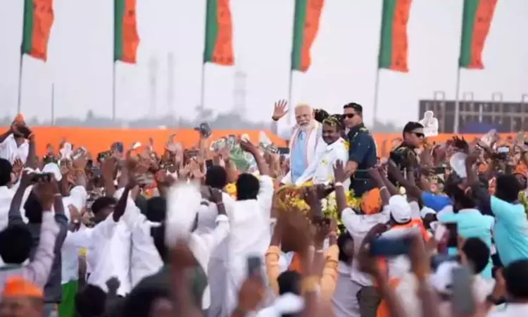 Received more love in Palladam, Madurai, tweets PM Modi