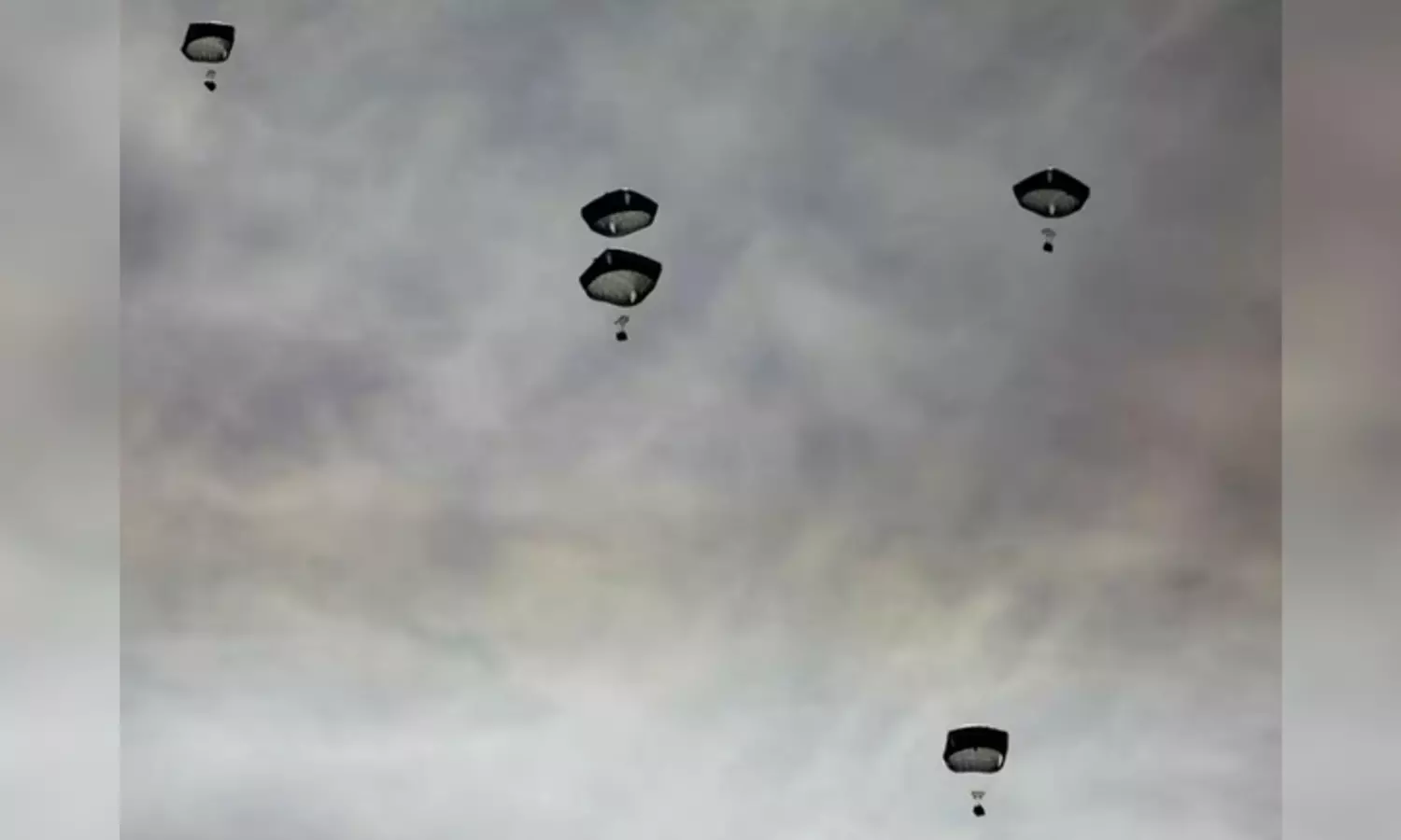 US begins airdropping humanitarian aid into Gaza