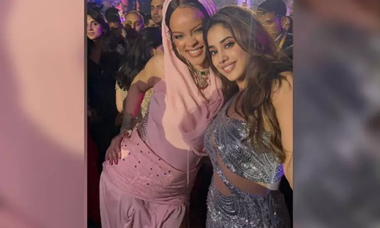 Rihanna grooves to Zingaat song with Janhvi Kapoor at Anant-Radhika pre-wedding bash Rihanna grooves to Zingaat song with Janhvi Kapoor at Anant-Radhika pre-wedding bash