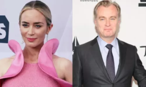 Emily Blunt reveals Christopher Nolan loves to gossip