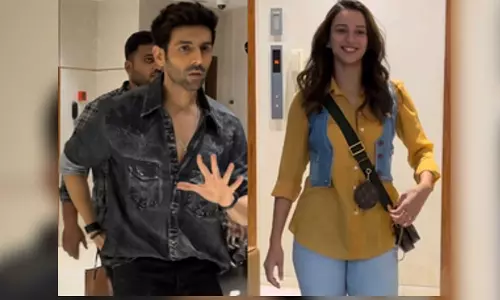 Kartik Aaryan, Triptii Dimri spotted together at production house