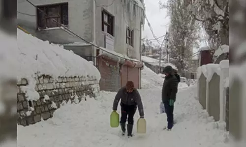 Avalanche in Lahaul and Spiti obstructs Chenabs flow