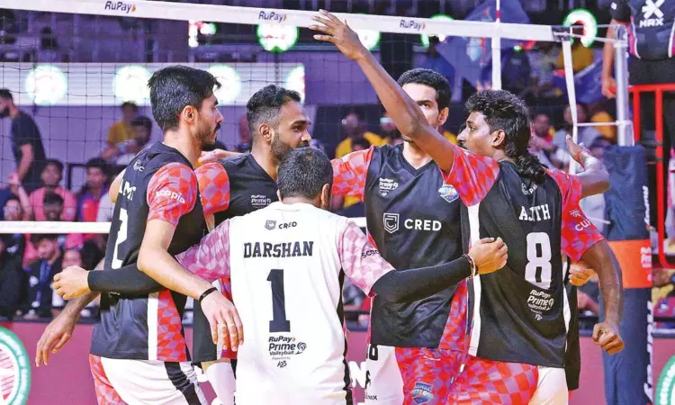 Mumbai Meteors beats Chennai in five-set thriller