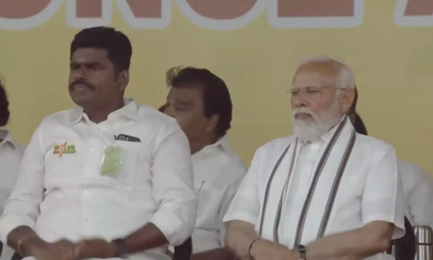 Modi reaches YMCA grounds to attend BJP meeting