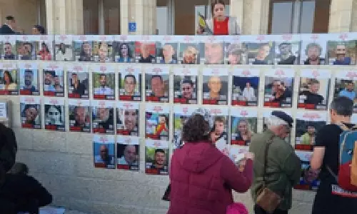 Families of Israeli hostages seek ceasefire, details on kidnapped relatives