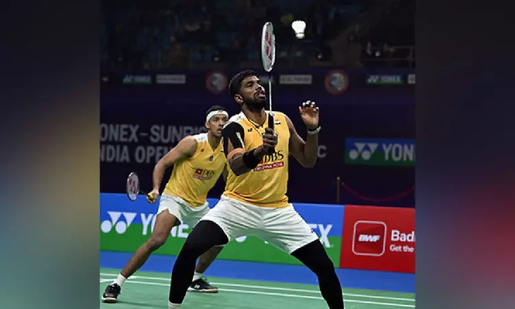 Satwik-Chirag suffer shock defeat in opening round of Singapore Open