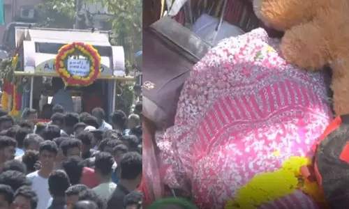 Pondy horror: Minor buried along with school books, toys
