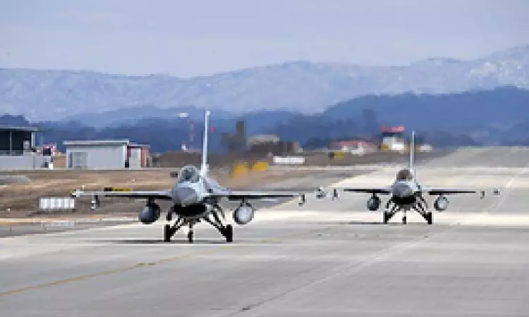 S.Korean Air Force stages live-fire drills against N.Korea cruise missile, artillery threats