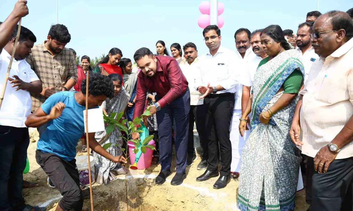 One lakh saplings planted as part of womens day celebrations
