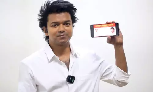 Actor Vijay launches TVKs membership portal