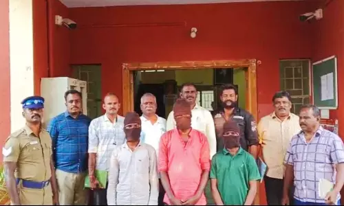 Three-member gang held for robbing elderly couple at knife point in Tirupur