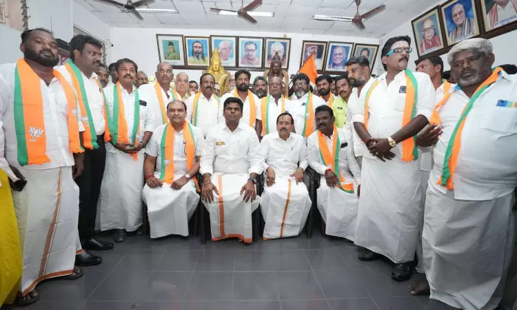 Rajinikanths fan club members join BJP