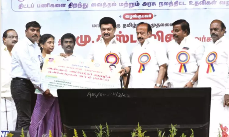PM fixes his sticker on schemes executed with state funds: Stalin PM fixes his sticker on schemes executed with state funds: Stalin
