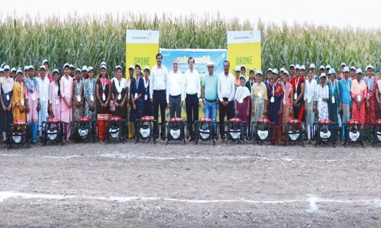Coromandel Intl delivers 200 drones to SHGs Coromandel Intl delivers 200 drones to SHGs