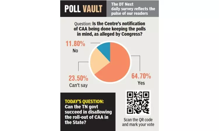 Is the Centre’s notification of CAA being done keeping the polls in mind, as alleged by Congress? Is the Centre’s notification of CAA being done keeping the polls in mind, as alleged by Congress?