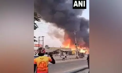 Massive fire engulfs dhabas, shops in Greater Noida; no casualties