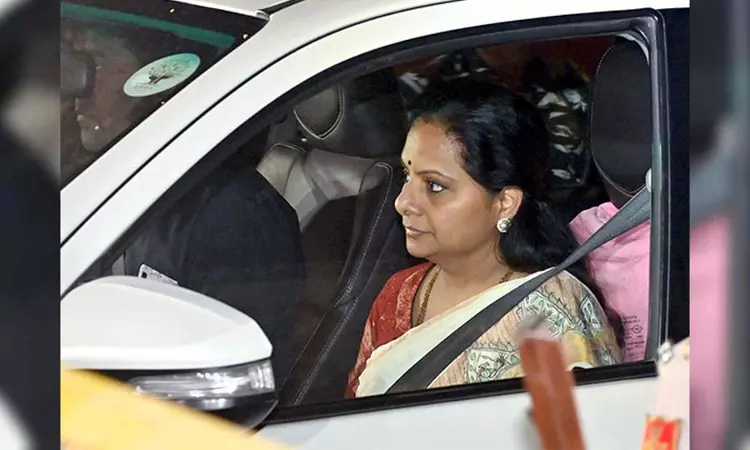 After ED raids, BRS MLC K Kavitha being brought to Delhi for questioning in liquor case After ED raids, BRS MLC K Kavitha being brought to Delhi for questioning in liquor case