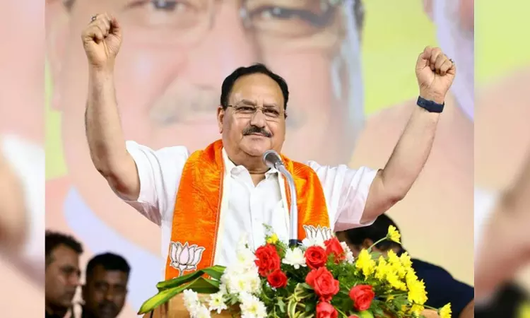 BJP to form govt with overwhelming majority: JP Nadda