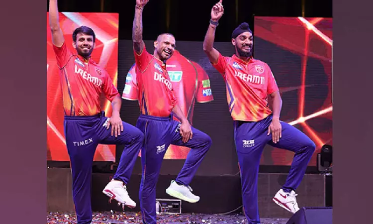 Punjab Kings unveil new jersey ahead of IPL 2024 Punjab Kings unveil new jersey ahead of IPL 2024