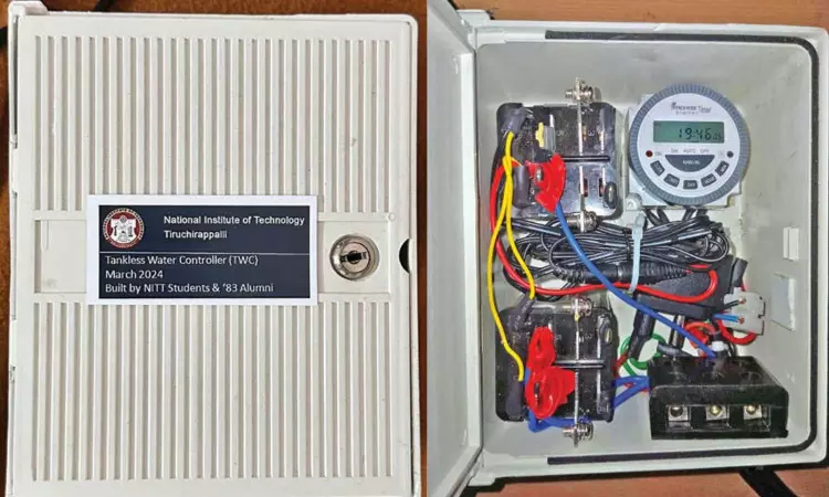 NITT develops device to survive sans overhead tanks NITT develops device to survive sans overhead tanks