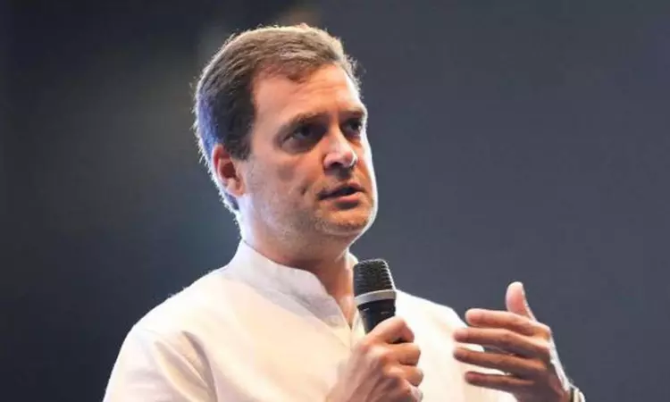 BJP makes noise, but doesnt have courage to change Constitution: Rahul