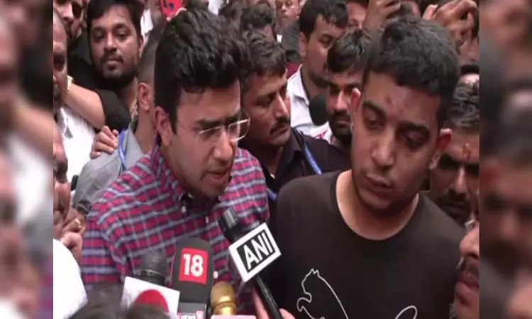 Tejasvi Surya demands unbiased probe into altercation over playing devotional song during Azaan
