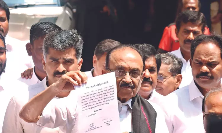 MDMK announces Durai Vaiko as Tiruchy Lok Sabha candidate MDMK announces Durai Vaiko as Tiruchy Lok Sabha candidate