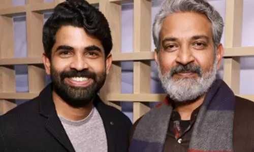 Rajamouli, son Karthikeya live through earthquake on 28th floor in Japan