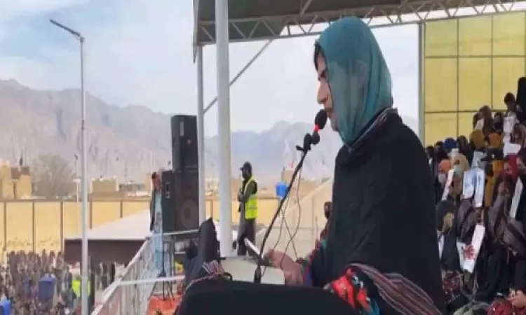 Activist Sammi Baloch blames Pakistan for alleged atrocities on Baloch people