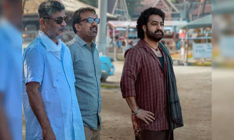 Devara: Part 1: NTR Jr share BTS from montage song shoot in Goa Devara: Part 1: NTR Jr share BTS from montage song shoot in Goa