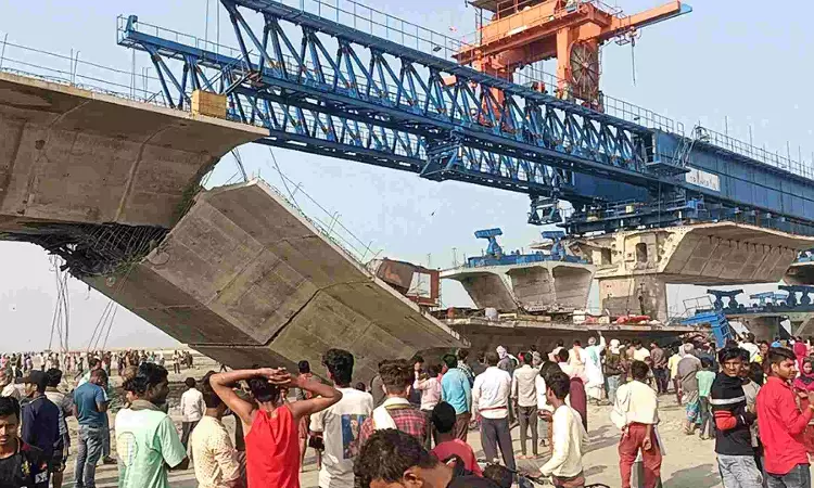 1 killed, 10 injured after under-construction bridge collapses in Bihars Supaul