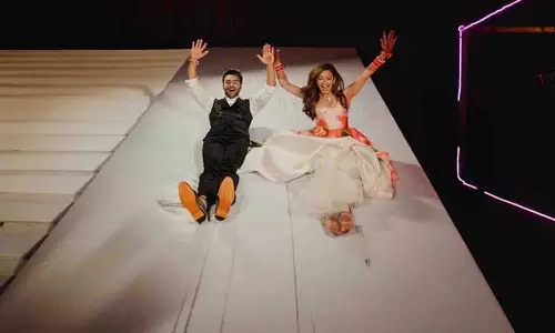 Pulkit Samrat springs slide surprises Kriti Kharbanda at their wedding reception