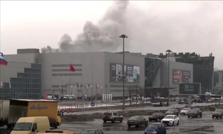 Russia arrests suspected gunmen as concert death toll soars to 143