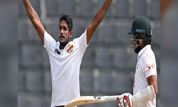 1st Test: Pace trio lead Sri Lanka to emphatic 328-run win over Bangladesh