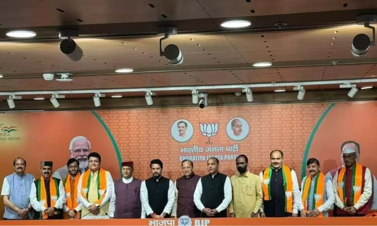 BJP fields 6 Congress rebels in Himachal Assembly bypolls
