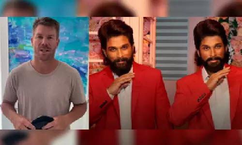 David Warner congratulates ‘Pushpa’ after ‘legend’ Allu Arjun unveils his wax statue in Dubai